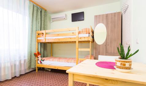 Семейный с общей ванной. Олимп Хостел Адлер, г. Сочи, Адлерский район, п. Мирный