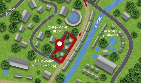 Пансионат Черноморье, Туапсинский район, п. Небуг