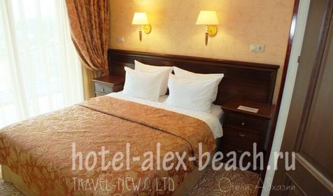 Alex Beach Hotel Республика Абхазия, г. Гагра номер стандарт