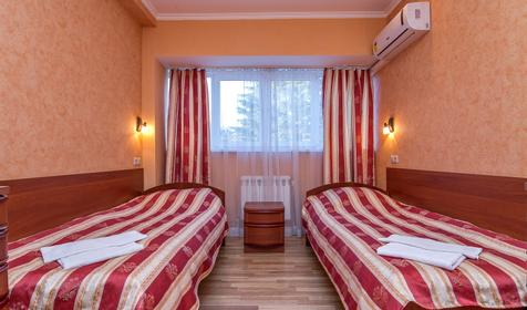 Стандарт с раздельными кроватями. Гостиница Экипаж, г. Сочи