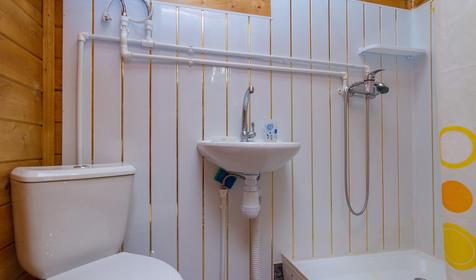 Рубленый терем, 1 этаж. Гостевой дом «Виктория-отдых», Туапсинский район, с. Ольгинка