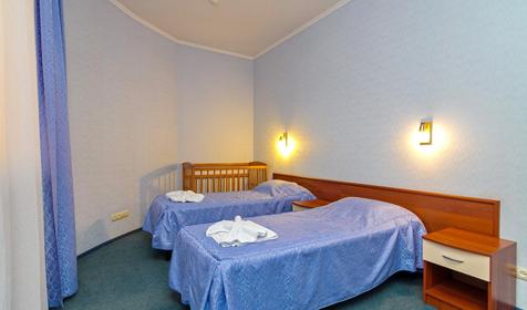 Апартаменты четырехместные трехкомнатные. Гостиничный комплекс Holiday (Холидей, г. Сочи, п. Лазаревский