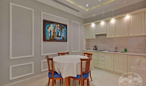 Апартамент двухместный трехкомнатный, корпус "Дача"