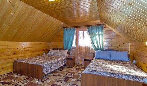 Двухместный номер. Гостевые дома Близнецы у реки, Майкопский район, ст. Даховская