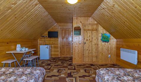 Двухместный номер. Гостевые дома Близнецы у реки, Майкопский район, ст. Даховская