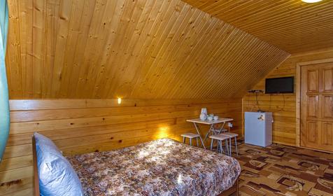 Двухместный номер. Гостевые дома Близнецы у реки, Майкопский район, ст. Даховская