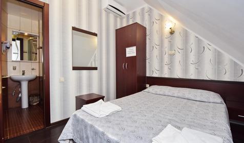 Мансарда. Бюджетный двухместный без балкона, 6 этаж