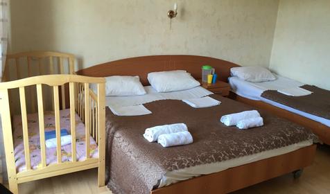 Трехместный стандарт. Гостевой дом Уютный причал, г. Сочи, Лазаревский район, п. Лоо, Горный воздух