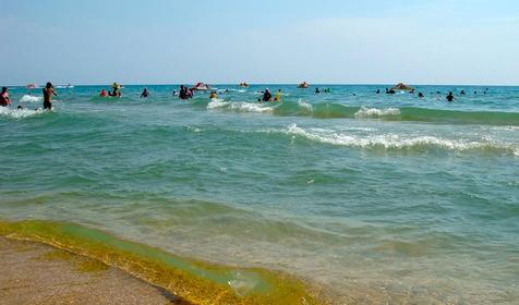 Пляж, п. Витязево