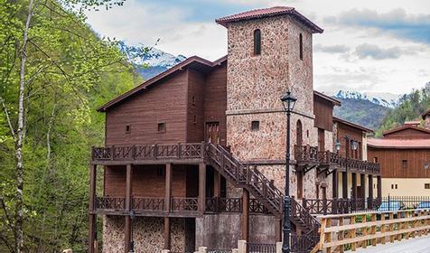 Культурно-этнографический и гостиничный комплекс Моя Россия, Сочи, Красная Поляна, п. Эсто-Садок