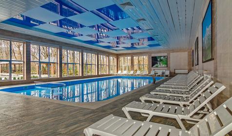 Крытый бассейн. Отель Добрыня, Апшеронский район, х. Гуамка