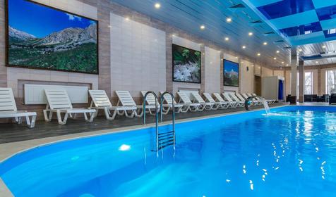 Крытый бассейн. Отель Добрыня, Апшеронский район, х. Гуамка