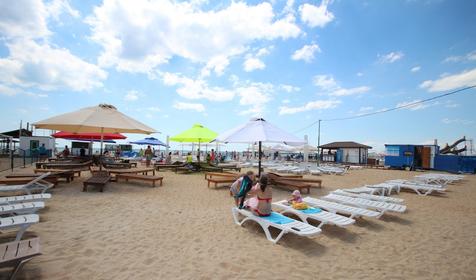 Пляж, п. Витязево