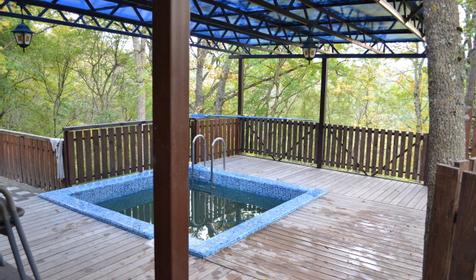 Домик с баней. База отдыха Дербенка. Краснодарский край, Северский район, Дербентская