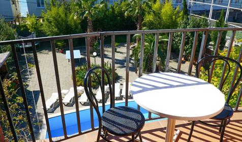 Однокомнатный с балконом. Гостиный двор У моря, п. Лоо