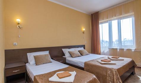 Однокомнатный трехместный стандарт с балконом. Гостевой дом Верона, г. Анапа, п. Витязево