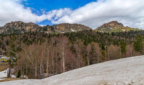 Партизанская поляна. Оштен.