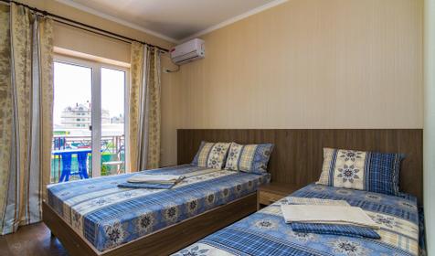 Трехместный. Отель Элитель, Туапсе, Лермонтово