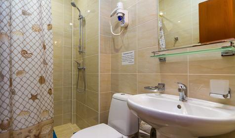 Четырехместный номер. Отель Оксана, Туапсинский район, п. Небуг