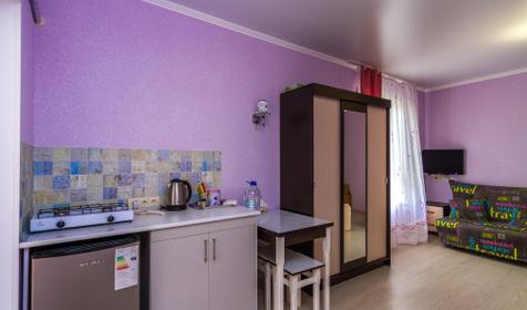 Однокомнатный с кухней. Гостевой дом Бавария, Темрюкский район, Голубицкая