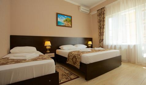 Трехместный с балконом. Отель Корфу, п. Витязево