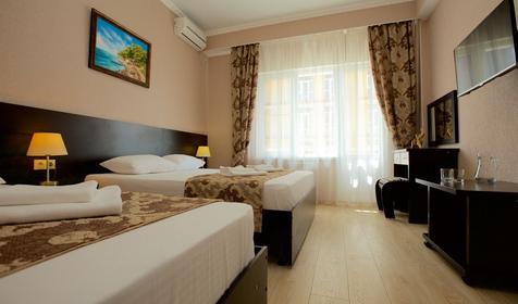 Трехместный с балконом. Отель Корфу, п. Витязево