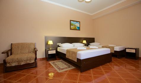 Четырехместный без балкона. Отель Корфу, п. Витязево