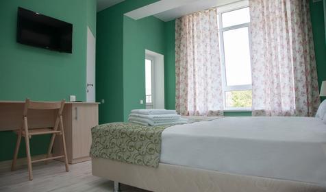 Двухместный номер, третий дом. 2,3,4 этаж, без балкона