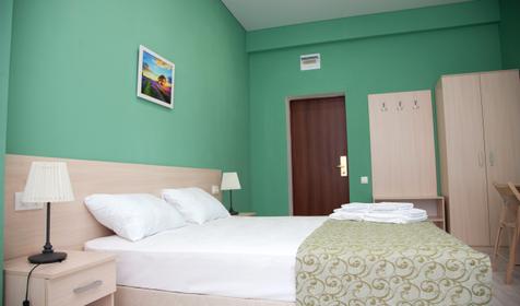 Двухместный номер, третий дом. 2,3,4 этаж, без балкона