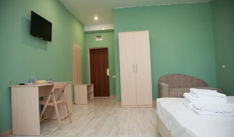 Трехместный номер, второй дом. 3 этаж, без балкона