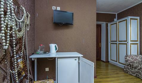 Двухместный люкс с видом на море. Частная гостиница Изумрудная, Геленджик