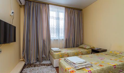 Стандарт двухместный без балкона. Гостиница Дельфин, Анапа, Витязево