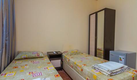 Стандарт двухместный без балкона. Гостиница Дельфин, Анапа, Витязево