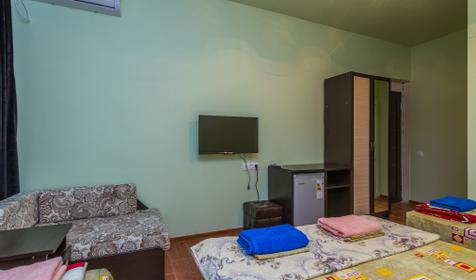 Стандарт пятиместный без балкона. Гостиница Дельфин, г. Анапа, п. Витязево