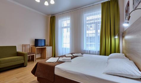 Двухместный однокомнатный с балконом, 2,3 этаж