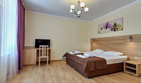 Трехместный однокомнатный без балкона, 1 этаж