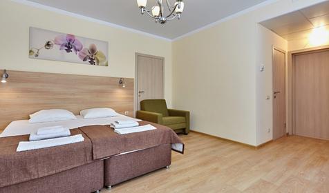 Трехместный однокомнатный без балкона, 1 этаж