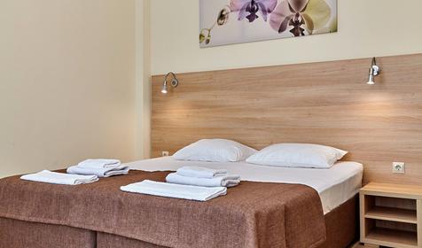 Двухместный однокомнатный без балкона, 1 этаж