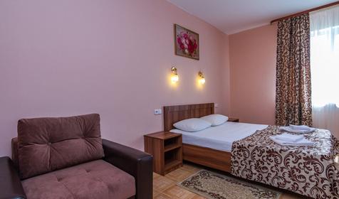 Двухместный двухуровневый коттедж (корпус 10). Пансионат Одиссея, г. Анапа