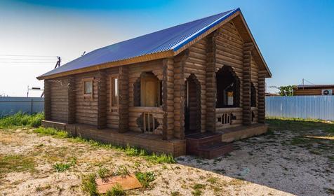 Сруб. База отдыха Роза ветров, Ейский район, ст. Должанская, коса Долгая