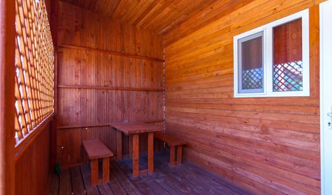 Двухместный с удобствами, верандой и кухней. База отдыха Бриз, Ейск, Должанская