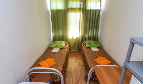 Эконом трехместный (без удобств). База отдыха Ростовчанка, Анапа, Благовещенская