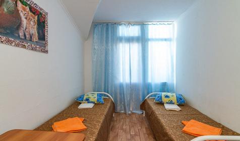 Эконом двухместный (без удобств). База отдыха Ростовчанка, Анапа, Благовещенская