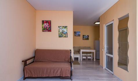 Семейный однокомнатный с кухней. Гостевой дом В гостях у Анжелы, Геленджик, Архипо-Осиповка