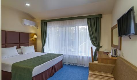 Стандарт плюс с видом на лес, корпус 2. Отель Добрыня, Апшеронский район, х. Гуамка