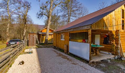 Дом из сруба №2. Гостевой дом У Руслана, Республика Адыгея, г. Майкоп, п. Хамышки