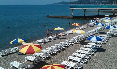 Пляж. СКК Знание, г. Адлер