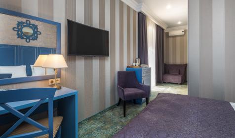 1 категории двухместный с балконом. Отель Marsel (Марсель), Геленджик