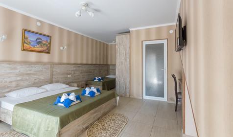 Делюкс трехместный. Пансионат Slavyanka Ultra All Inclusive Hotel (Славянка Ультра Все включено), г. Анапа