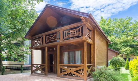 Семейный коттедж. Пансионат Slavyanka Ultra All Inclusive Hotel (Славянка Ультра Все включено), г. Анапа